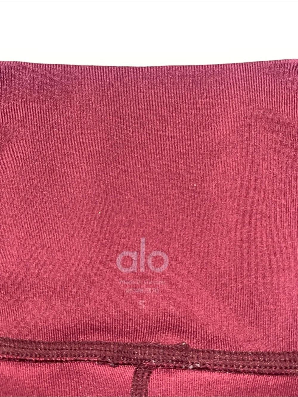 Alo Yoga Mesh Panel Crop | Size Small